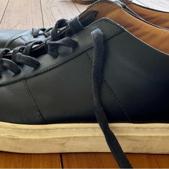 Greats Italy-made Black Leather Men's Sneakers - Picture 3 of 8